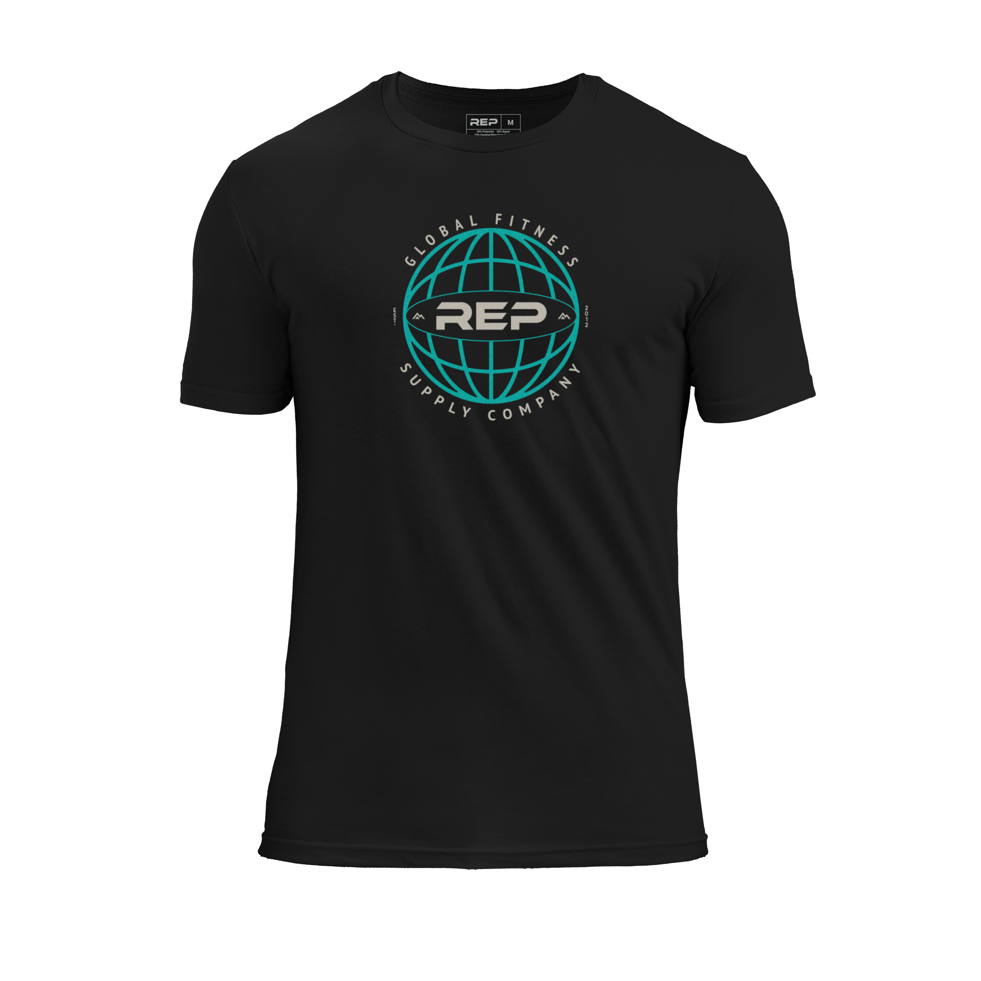 Worldwide Tri-Blend Crew T-Shirt - Heather Flint/Gray / X-Small